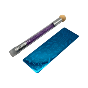 NAM24 - 2in1 Ombré Sponge - Stamping Tool inkl. Stempel Schablone Motiv V2